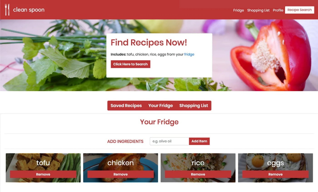Cover Image for Clean Spoon Web App